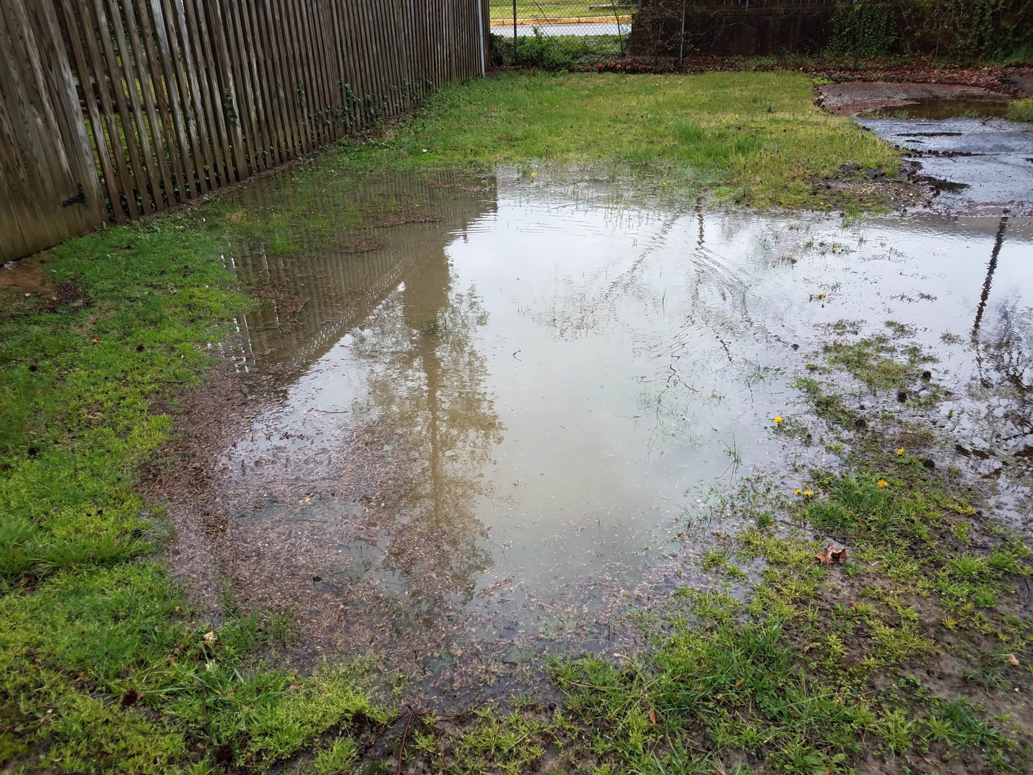 above ground pool on clay soil